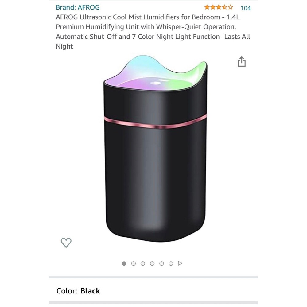 AFROG Ultrasonic Cool Mist Humidifiers f